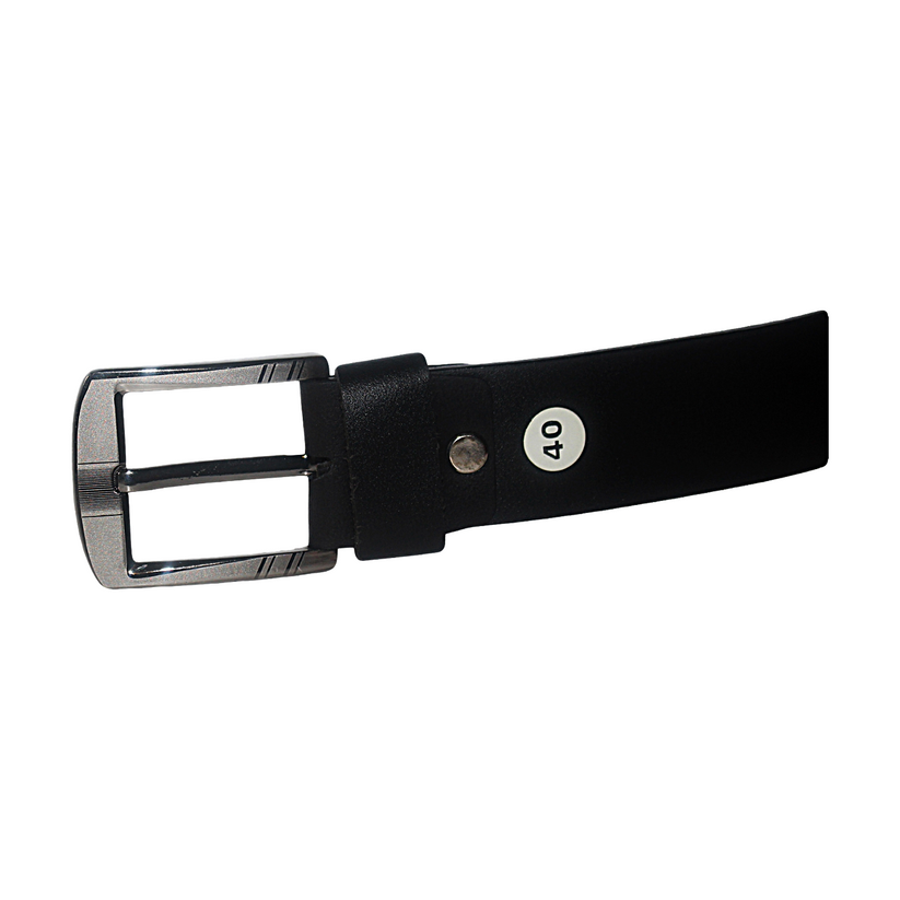 QHA Mens 38mm Real Cowhide Leather Belt with Pin Buckle G07 - QHA UK