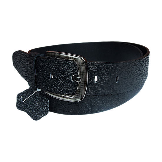 QHA Mens 38mm Real Cowhide Leather Belt with Pin Buckle G08 - QHA UK