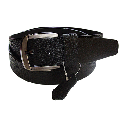 QHA Mens 38mm Real Cowhide Leather Belt with Pin Buckle G09 - QHA UK