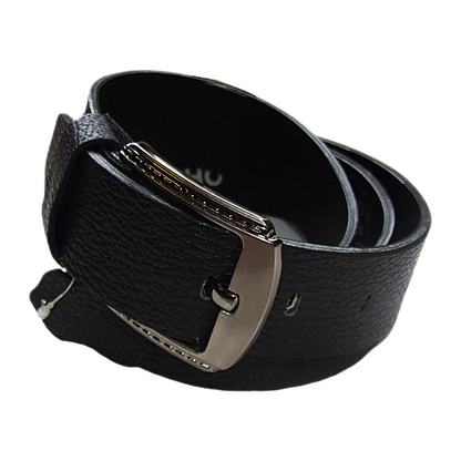 QHA Mens 38mm Real Cowhide Leather Belt with Pin Buckle G12 - QHA UK