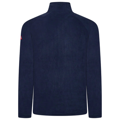 Geographical Norway Mens Fleece Jacket Full Zip Lightweight Warm Coat - Zip Detail - QHA UK