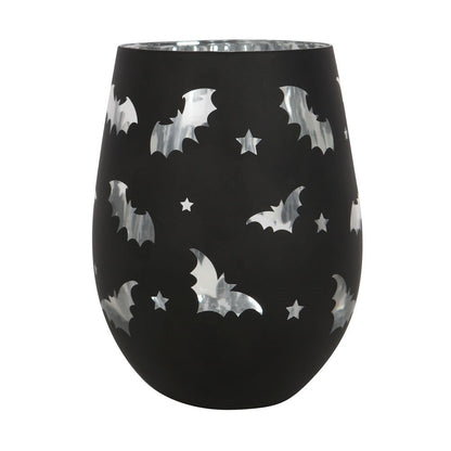 Gothic Gifts Wine Glass Bat Stemless - QHA UK
