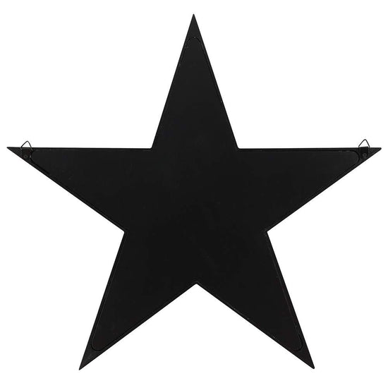 Gothic Gifts Mirror Black Framed Pentagram - QHA UK