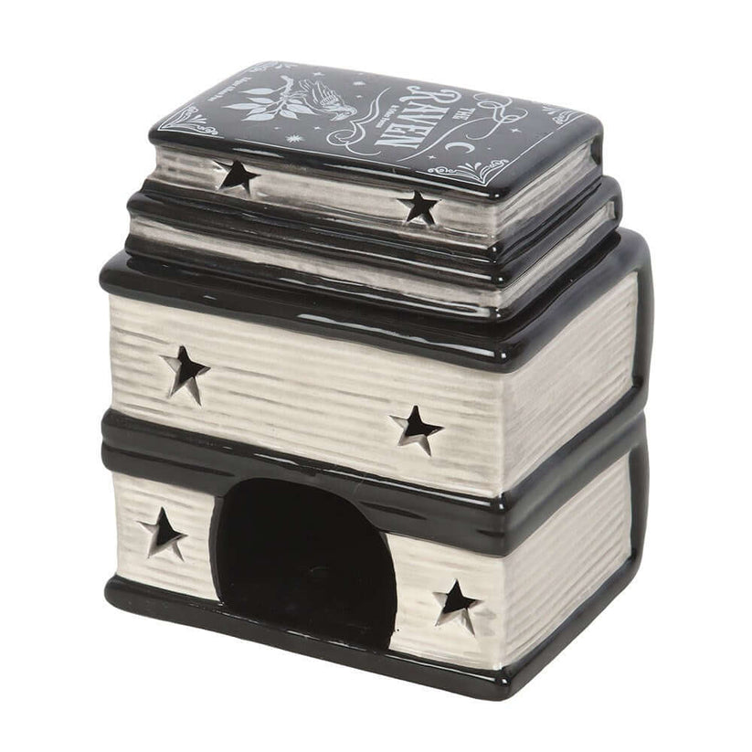 Gothic Gifts Oil Burner Book of Spells and Wax Warmer - QHA UK