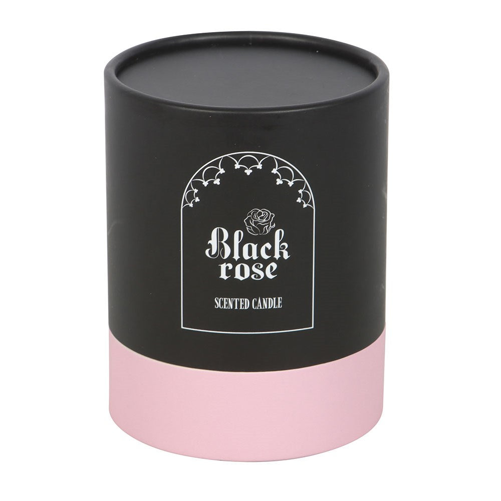 Gothic Gifts Scented Candle Black Roses with 3D Roses - QHA UK