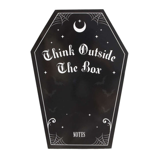 Gothic Gifts Notebook Coffin Shaped - QHA UK