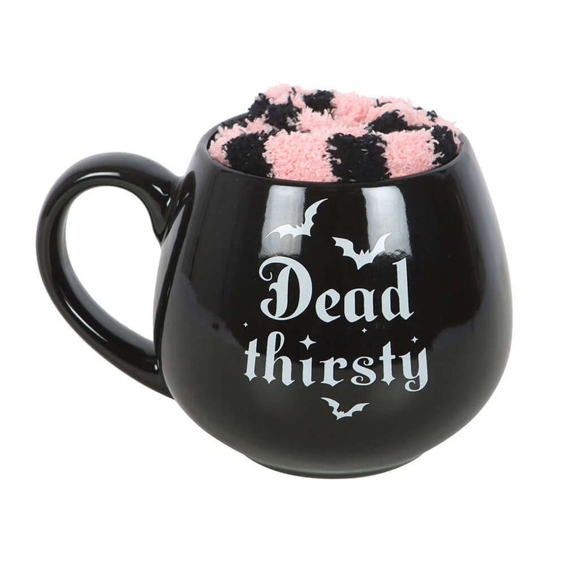 Gothic Gifts Mug and Socks Set Dead Thirsty - QHA UK