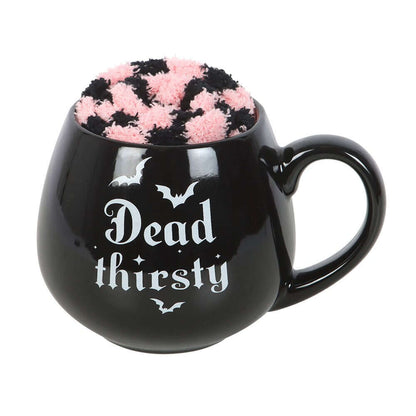 Gothic Gifts Mug and Socks Set Dead Thirsty - QHA UK