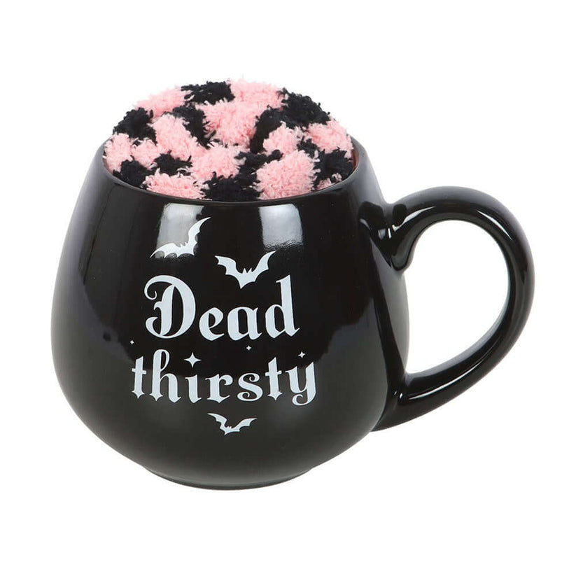 Gothic Gifts Mug and Socks Set Dead Thirsty - QHA UK