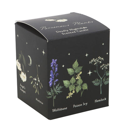 Gothic Gifts Scented Candle Deadly Nightshade Poisonous Plants - QHA UK