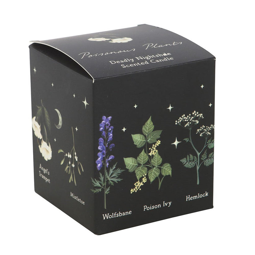 Gothic Gifts Scented Candle Deadly Nightshade Poisonous Plants - QHA UK