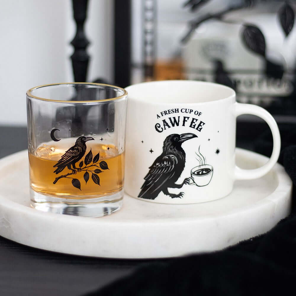 Gothic Gifts Mug Fresh of Cawfee Raven - QHA UK