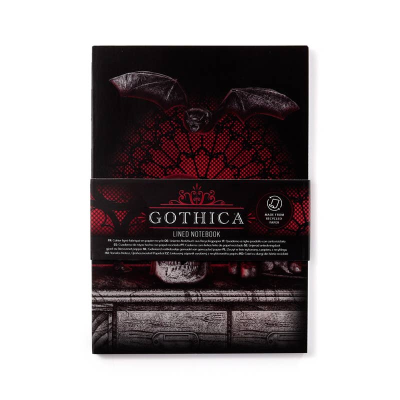Gothic Gifts Notepad Gothica Recycled Paper - QHA UK