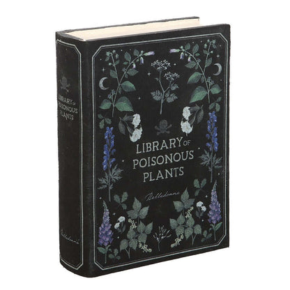 Gothic Gifts Storage Box Library of Poisonous Plants Book Shaped - QHA UK