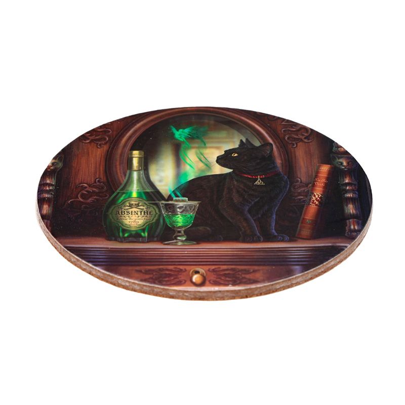 Gothic Gifts Coaster Set Lisa Parker Magic Cats of 4 Cork Pack of 4 - QHA UK