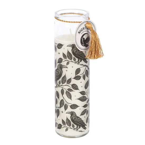 Gothic Gifts Tube Candle Mystic Raven Deadly Nightshade - QHA UK