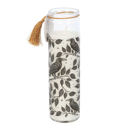Gothic Gifts Tube Candle Mystic Raven Deadly Nightshade - QHA UK
