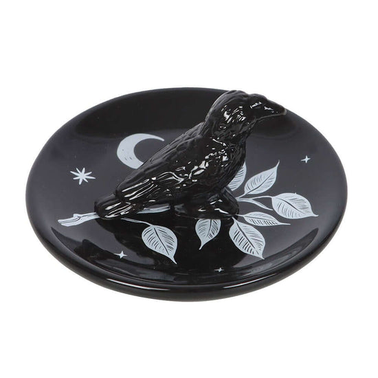 Gothic Gifts Trinket Tray Mystic Raven Dish - QHA UK