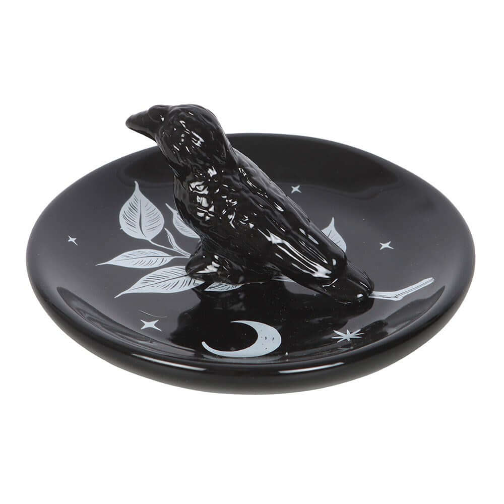 Gothic Gifts Trinket Tray Mystic Raven Dish - QHA UK