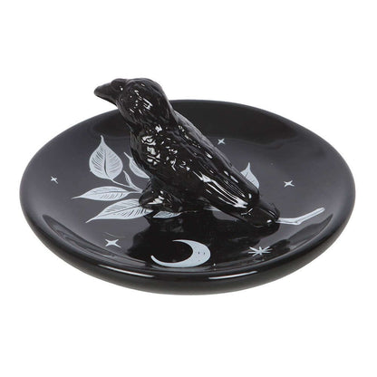Gothic Gifts Trinket Tray Mystic Raven Dish - QHA UK
