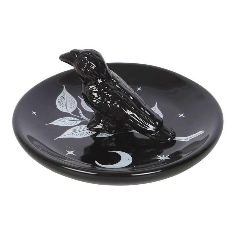 Gothic Gifts Trinket Tray Mystic Raven Dish - QHA UK