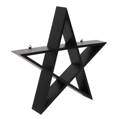 Gothic Gifts Wall Shelf Pentagram Art - QHA UK