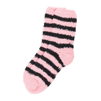 Gothic Gifts Socks Pink and Black Striped in Coffin Gift Box - QHA UK