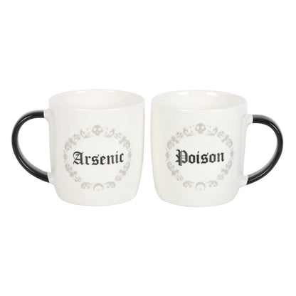 Gothic Gifts Mug Poison and Arsenic Couples Set - QHA UK
