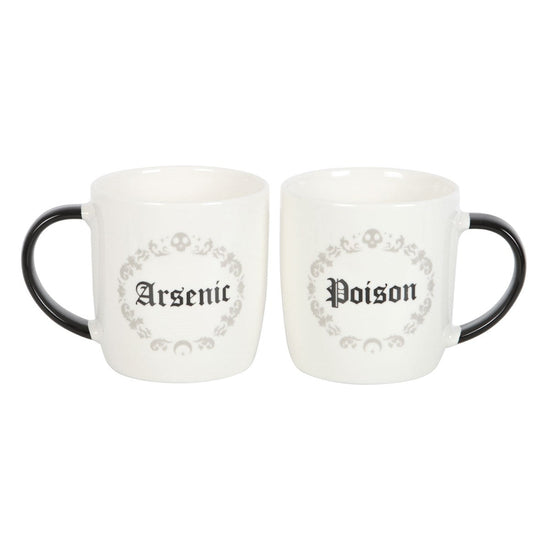Gothic Gifts Mug Poison and Arsenic Couples Set - QHA UK