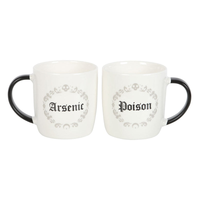 Gothic Gifts Mug Poison and Arsenic Couples Set - QHA UK