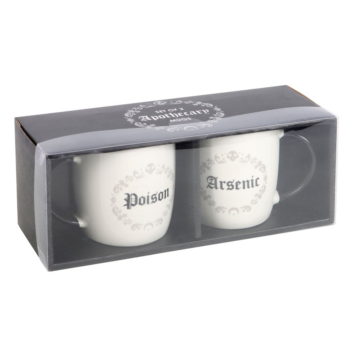 Gothic Gifts Mug Poison and Arsenic Couples Set - QHA UK