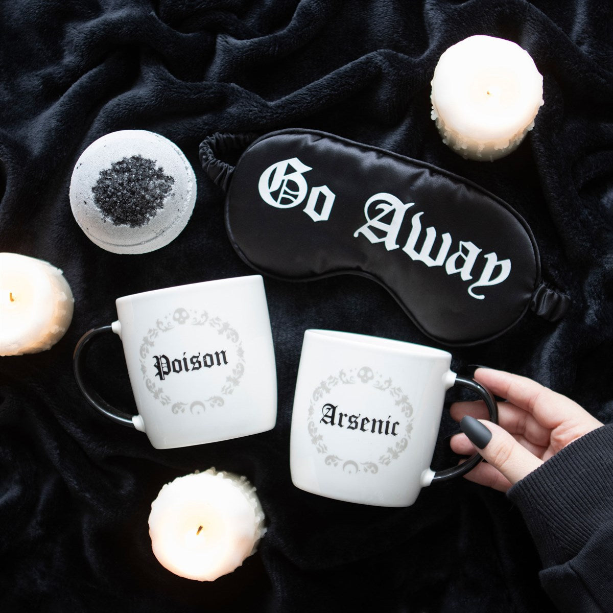 Gothic Gifts Mug Poison and Arsenic Couples Set - QHA UK