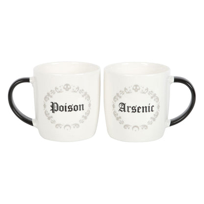 Gothic Gifts Mug Poison and Arsenic Couples Set - QHA UK