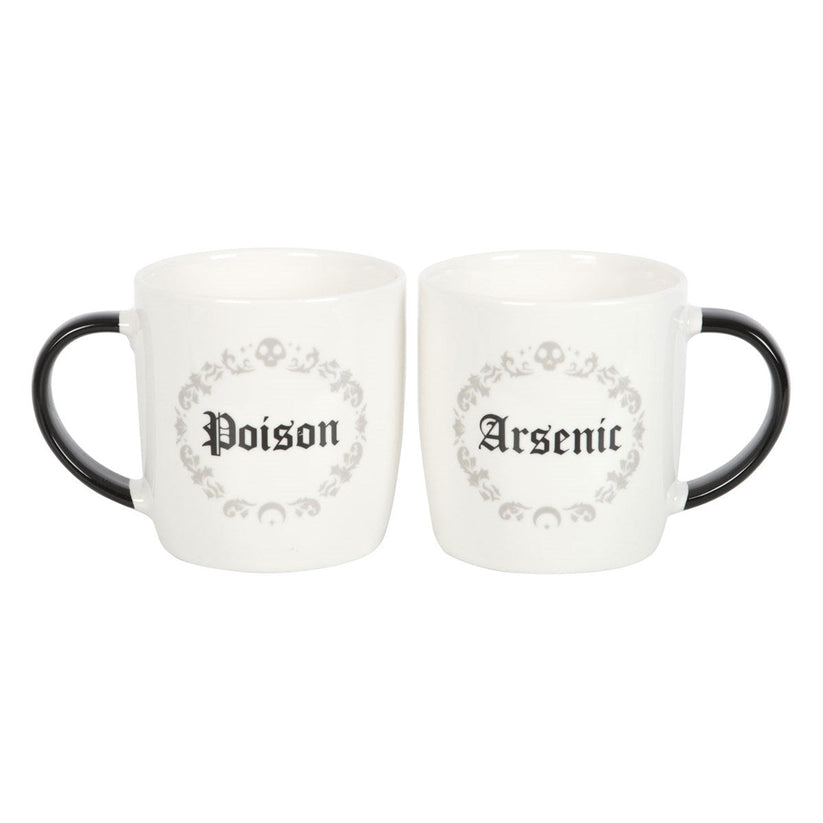 Gothic Gifts Mug Poison and Arsenic Couples Set - QHA UK