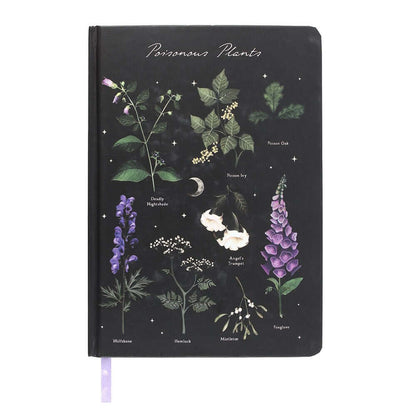 Gothic Gifts Journal Poisonous Plants A5 Notebook - QHA UK