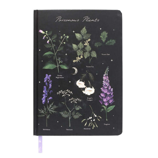 Gothic Gifts Journal Poisonous Plants A5 Notebook - QHA UK