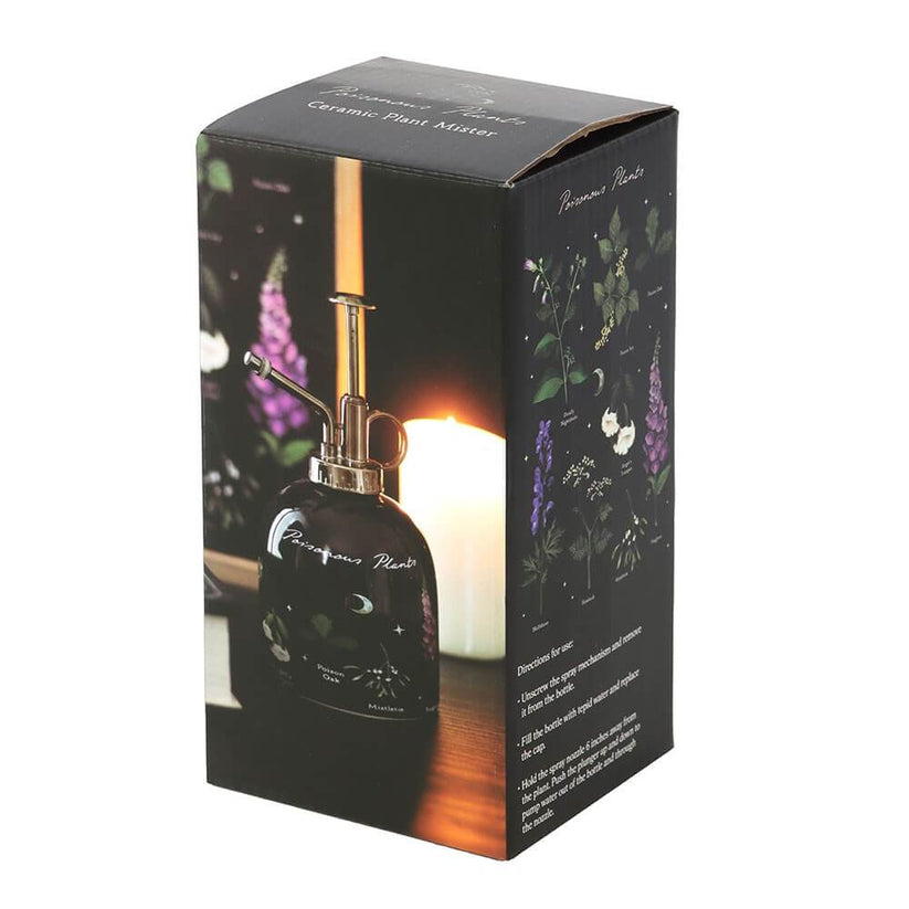 Gothic Gifts Plant Mister Poisonous Plants Ceramic - QHA UK