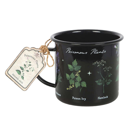Gothic Gifts Mug Poisonous Plants Enamel - QHA UK