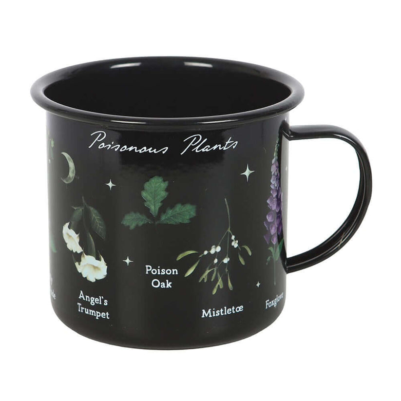 Gothic Gifts Mug Poisonous Plants Enamel - QHA UK