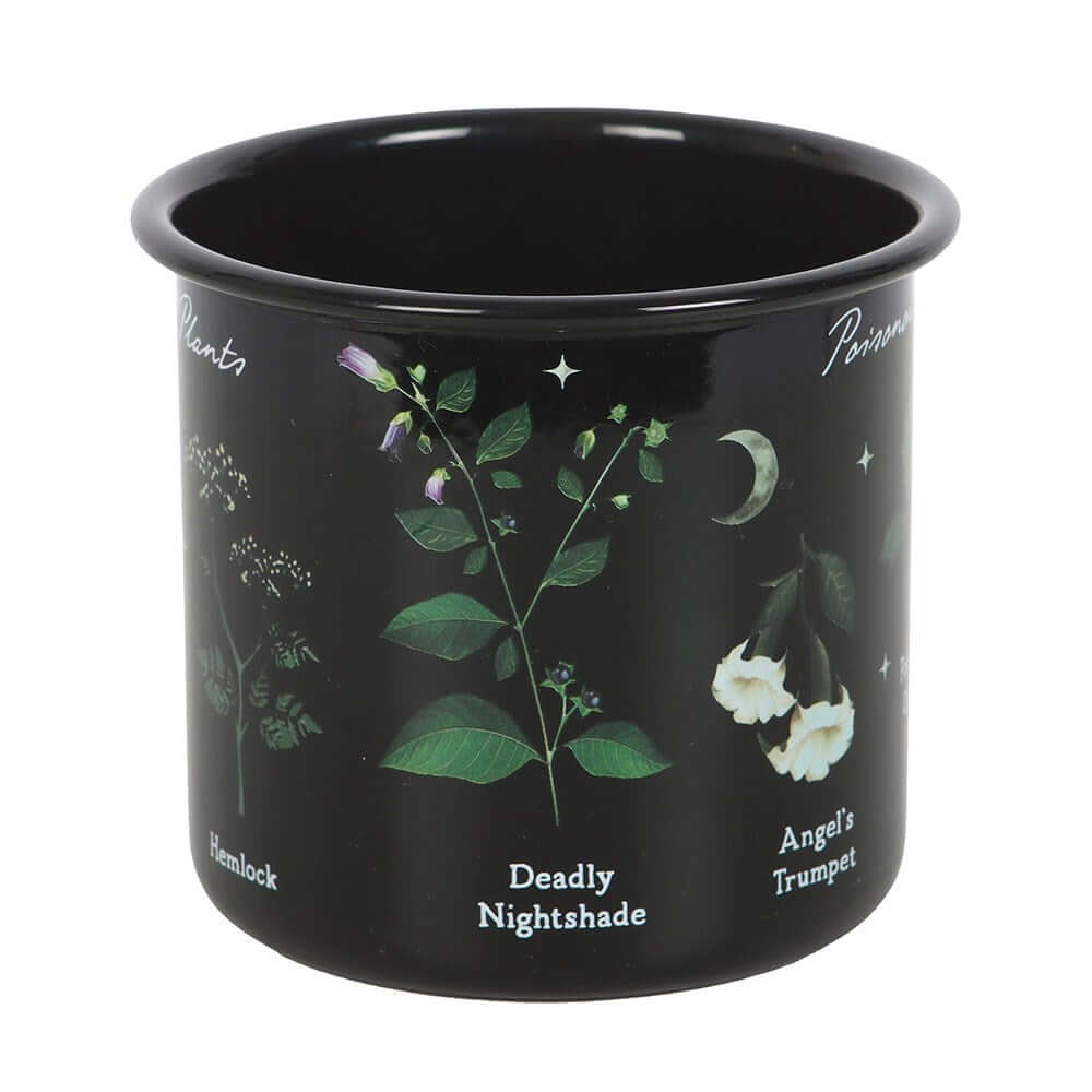 Gothic Gifts Mug Poisonous Plants Enamel - QHA UK