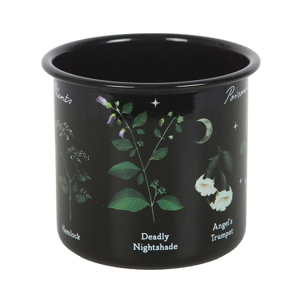 Gothic Gifts Mug Poisonous Plants Enamel - QHA UK
