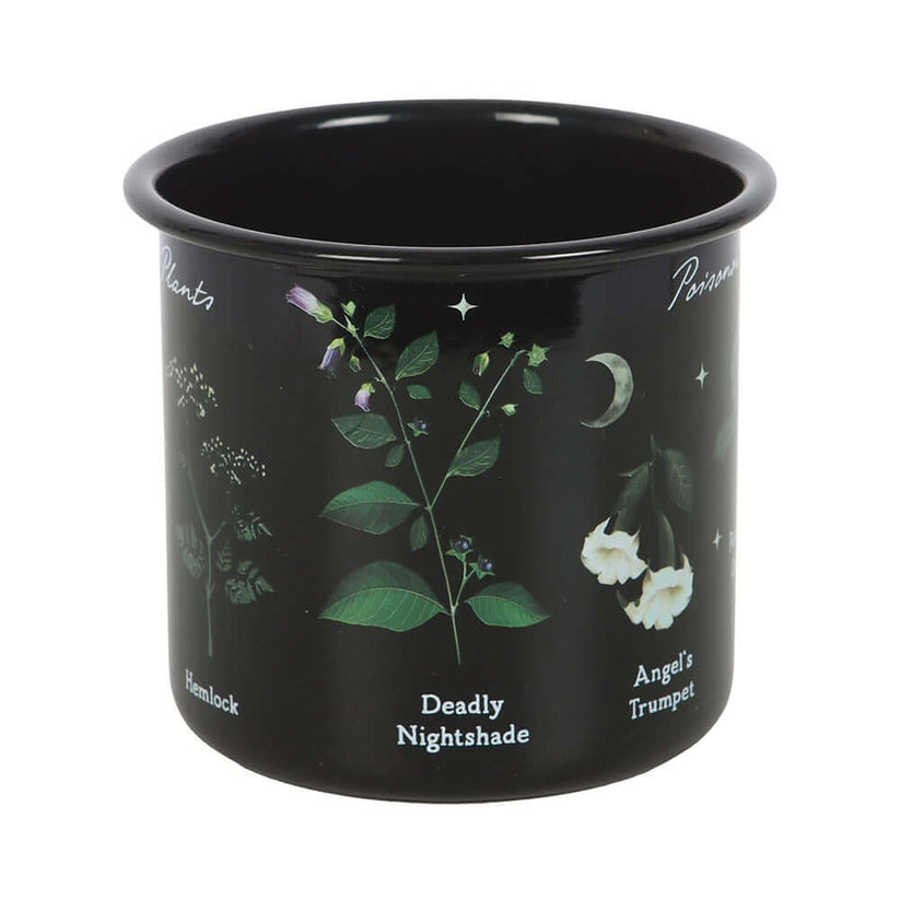 Gothic Gifts Mug Poisonous Plants Enamel - QHA UK