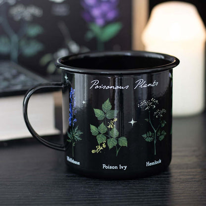 Gothic Gifts Mug Poisonous Plants Enamel - QHA UK
