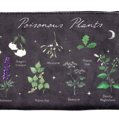 Gothic Gifts Make-Up Bag Poisonous Plants - QHA UK