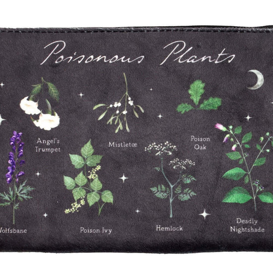 Gothic Gifts Make-Up Bag Poisonous Plants - QHA UK