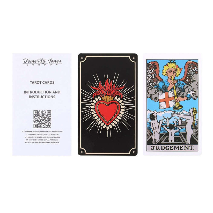 Gothic Gifts Tarot Cards Sacred Heart - QHA UK