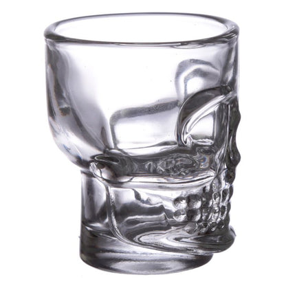 Gothic Gifts Shot Glasses Skulls and Roses Skull Pack of 2 - QHA UK
