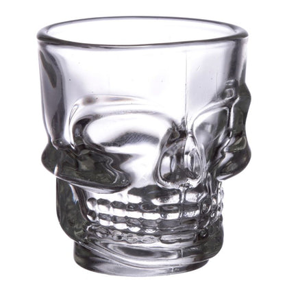 Gothic Gifts Shot Glasses Skulls and Roses Skull Pack of 2 - QHA UK