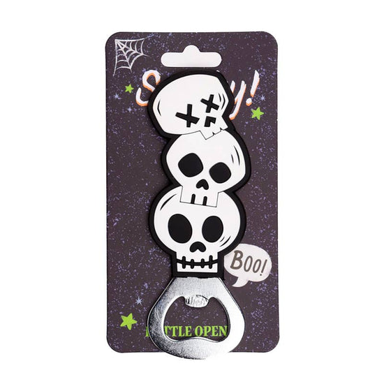 Gothic Gifts Bottle Opener Spooky Skulls PVC - QHA UK