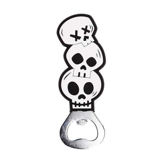 Gothic Gifts Bottle Opener Spooky Skulls PVC - QHA UK